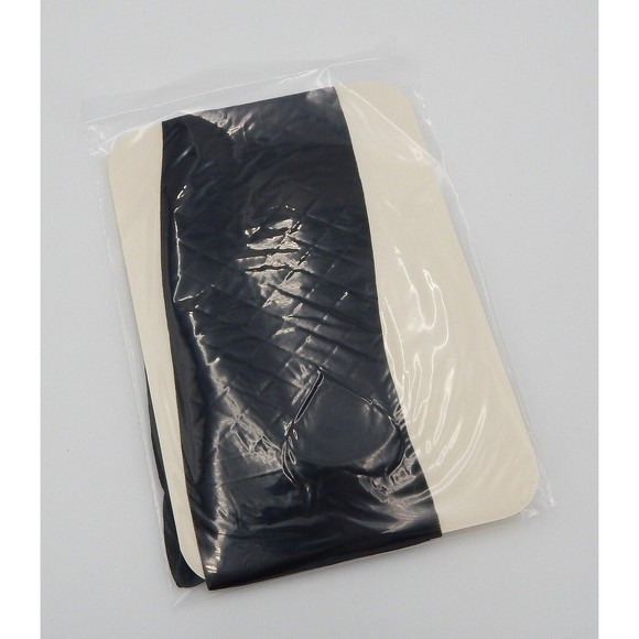 Victoria's Secret Jet Black Silky Sheer Control Top Pantyhose Medium New - Picture 7 of 7